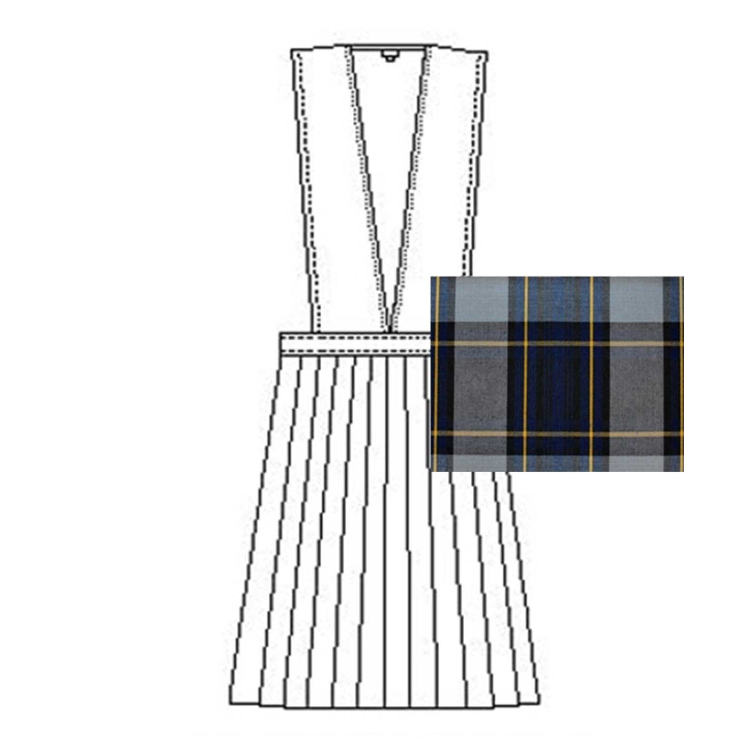 Tyler Plaid # 57 Slit Front Jumper