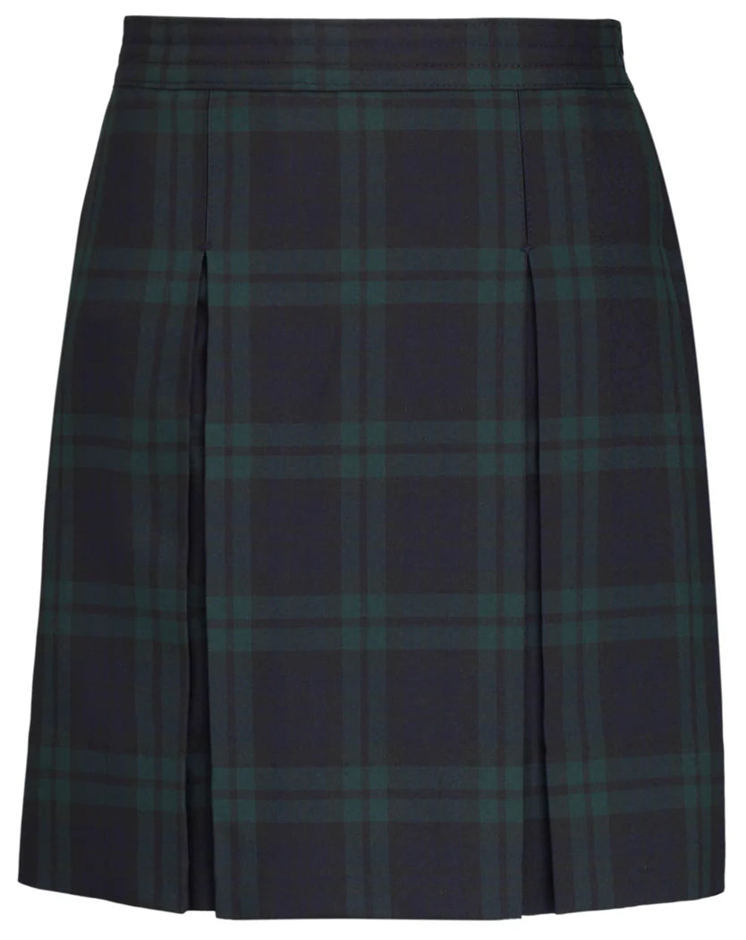Blackwatch Plaid (#79) 2 Kick Pleat Skirt