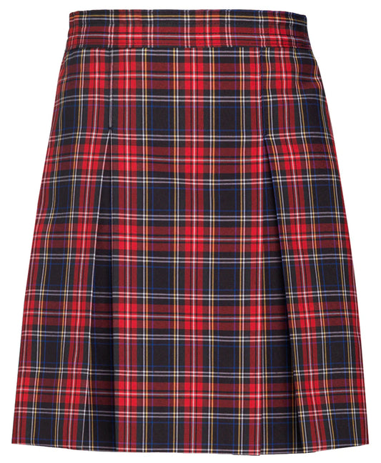 Macbeth Plaid (#) 2 Kick Pleat Skirt 100% Polyester