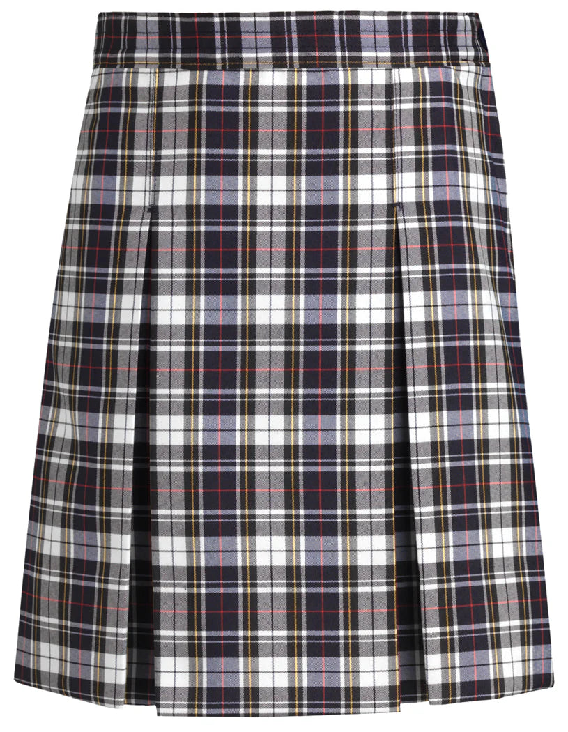 Marymount Plaid (#P8B) 2 Kick Pleat Skirt