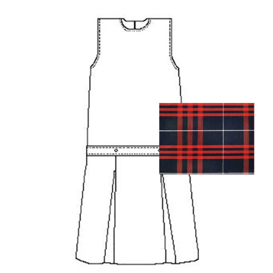 Hamilton Plaid (#37) Shift, 100% Polyester