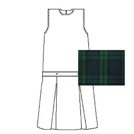 Blackwatch Plaid (#79) Shift, 100% Polyester