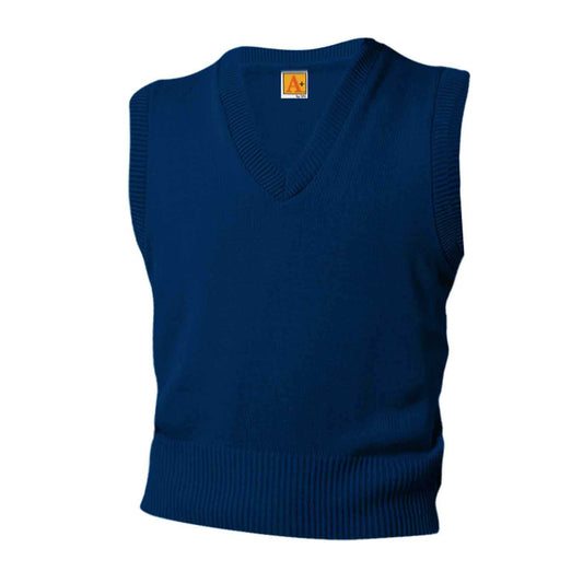 Navy V-Neck Pullover Sweater Vest
