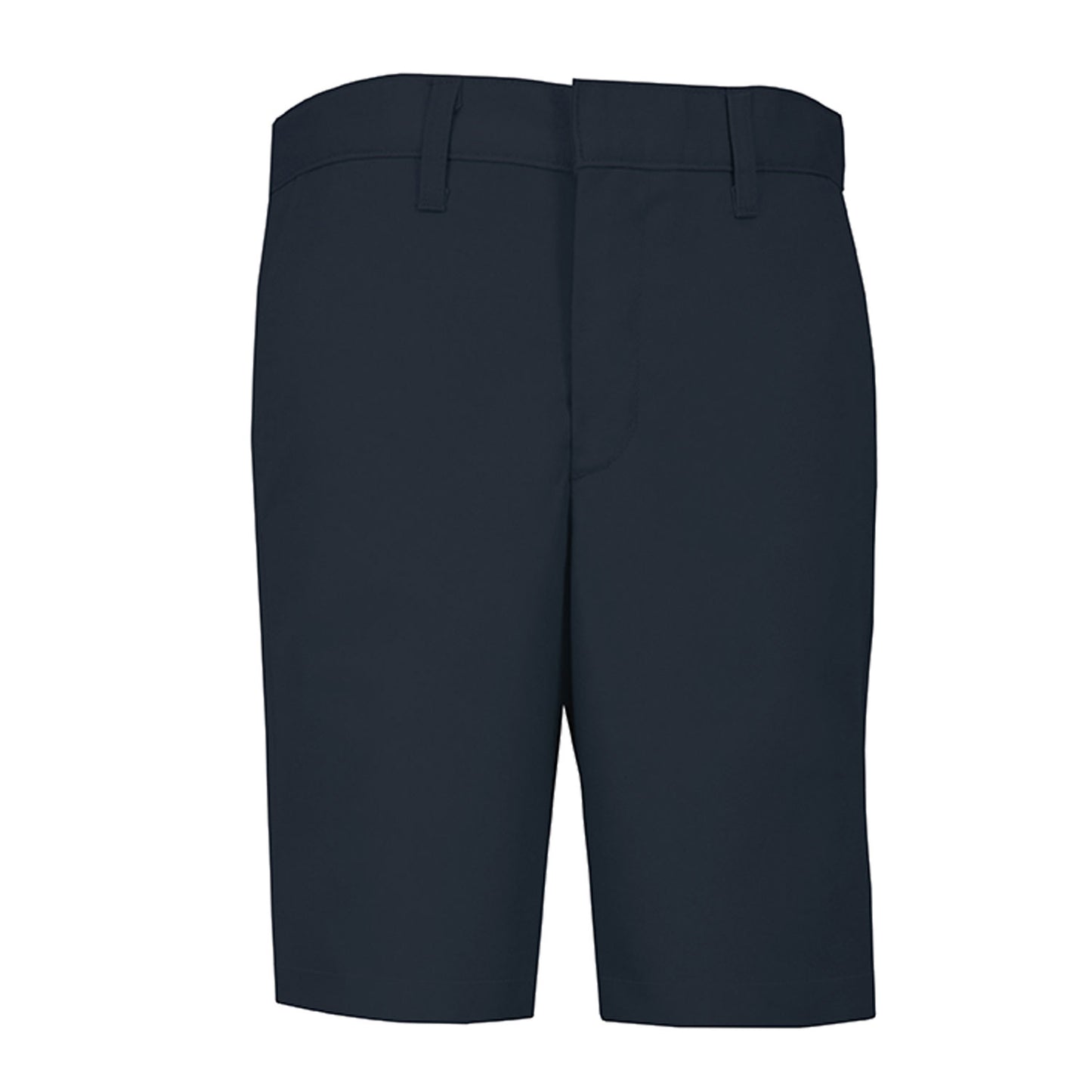 Boys and Men’s Navy Twill Flat Front Twill Shorts