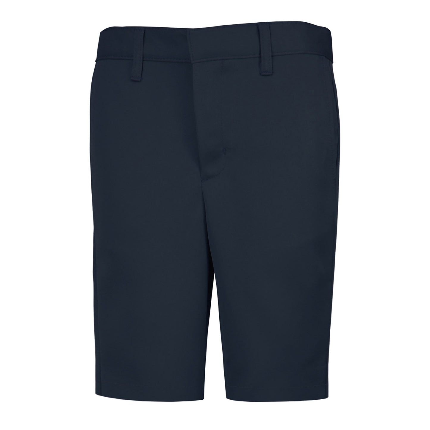 Boys and Men's Navy Flat Front Performance Shorts