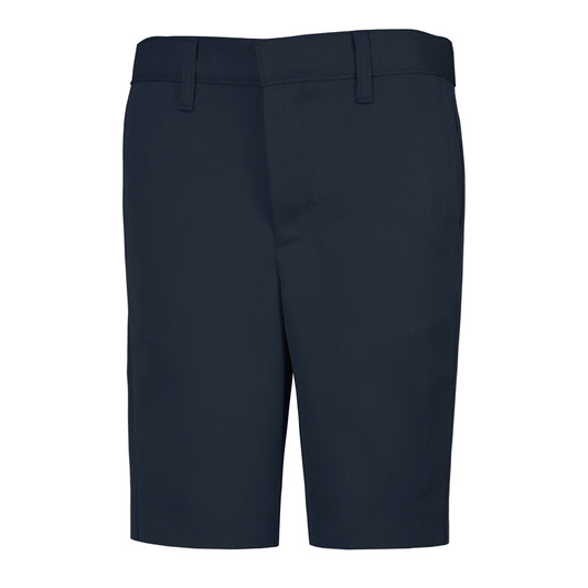 Boys and Men's Navy Flat Front Performance Shorts