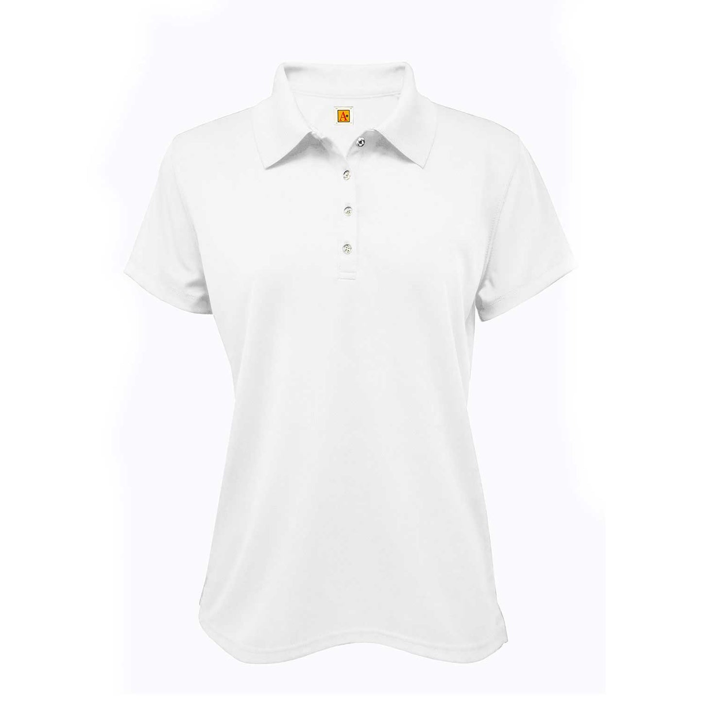 White Girls Short Sleeve Performance Polo