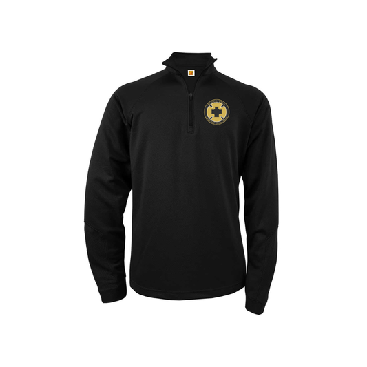 1/4 Zip Performance Pullover with Maur Hill- Mount Academy embroidered logo