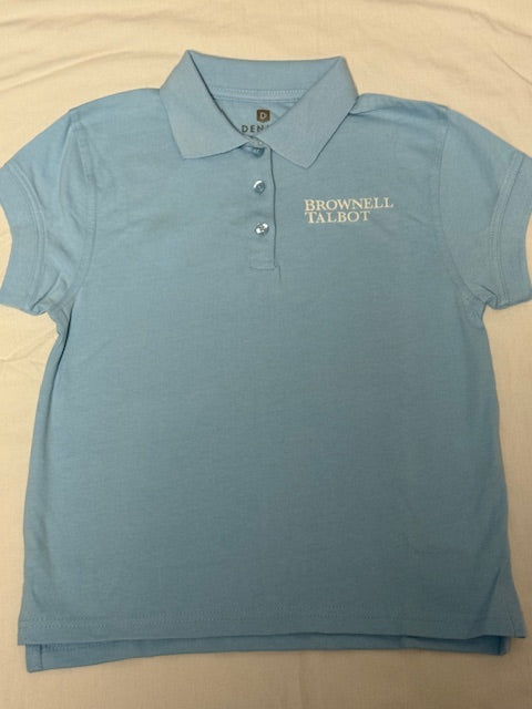 Lt. Blue Brownell Talbot Girls Jersey Polo