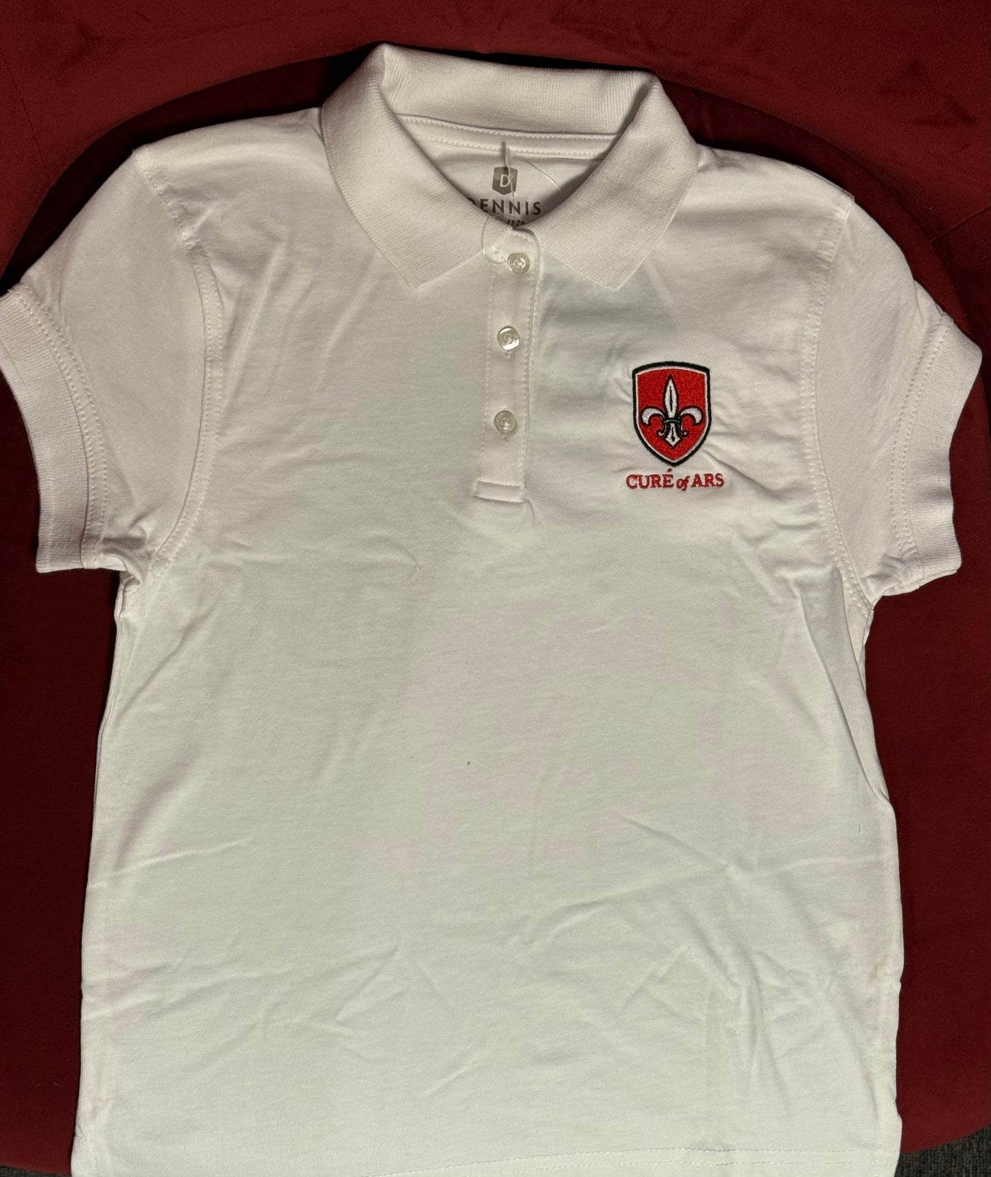 White, Girls CURE of ARS Jersey Polo