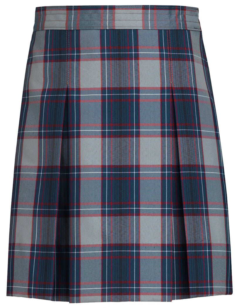 Dunbar Plaid (#82) 2 Kick Pleat Skirt 100% Polyester
