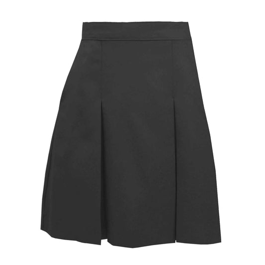 Gray 2 Kick Pleat Skirt