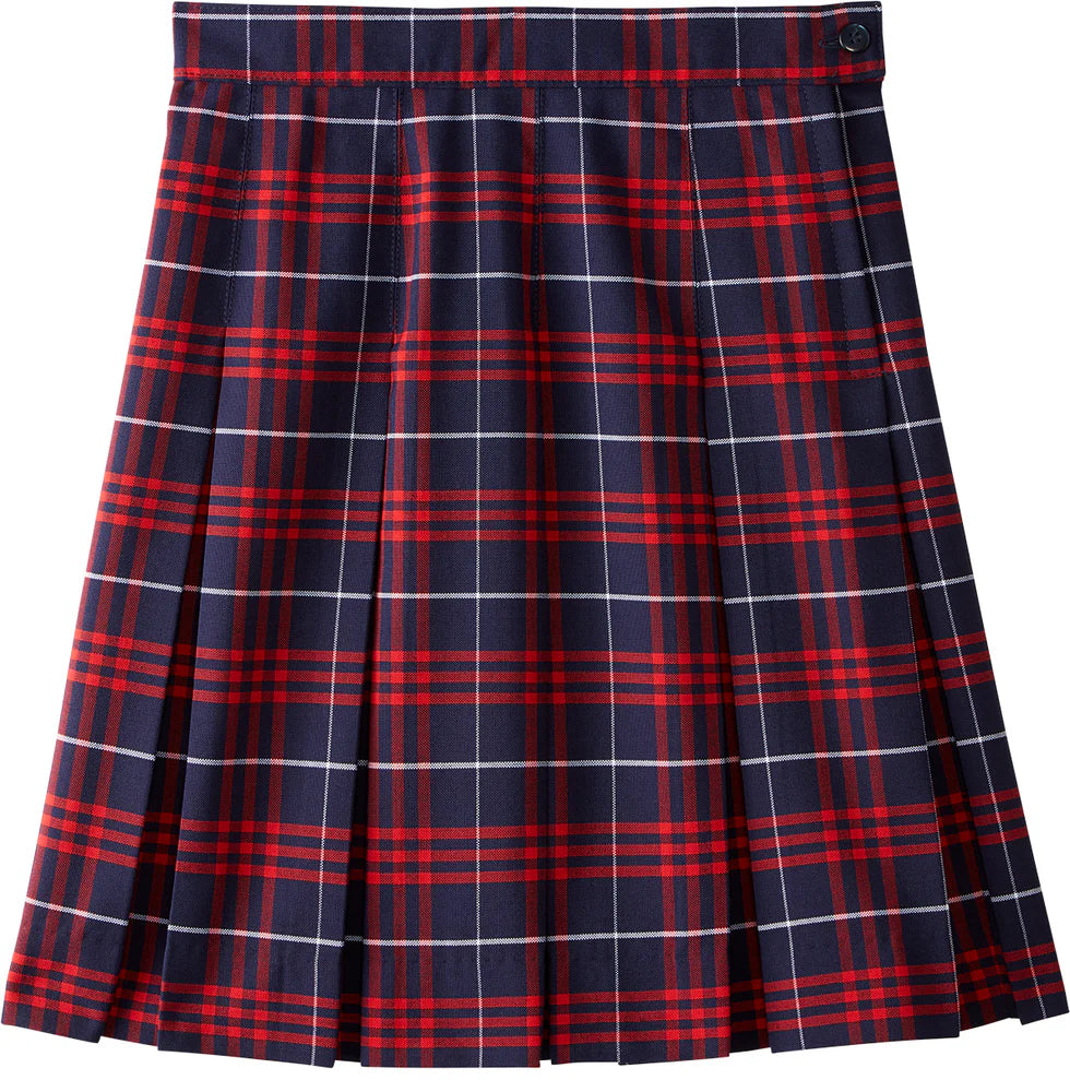 Hamilton Plaid (#37) Stitched-Down Box Pleat Skirt