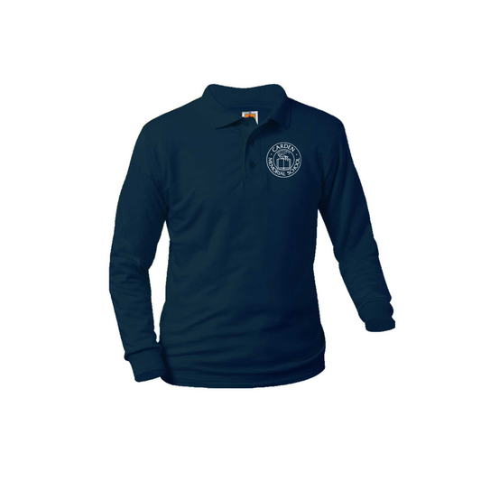 Carden Long Sleeve Pique Polo- Unisex