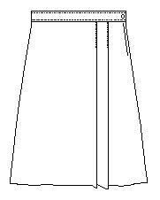 Woodland Plaid (#94) Side pleat skort