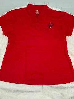 Red Girls St. Peter's School Short Sleeve Jersey Polo