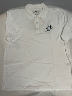 White St. Peter's School Short Sleeve Jersey Polo