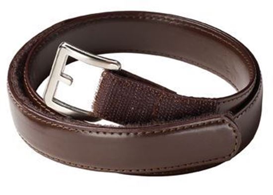 1" Leather Belt with Velcro Closure