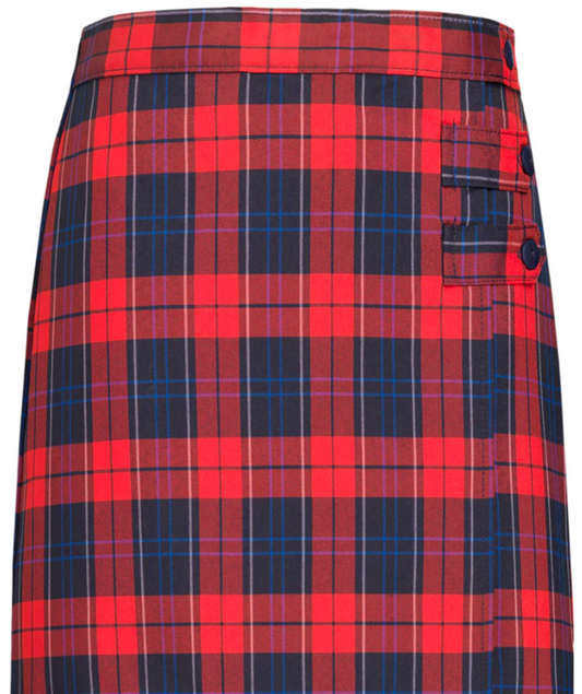 Woodland Plaid Double Tab Skort